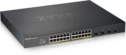 Коммутатор Zyxel NebulaFlex XGS1930-28HP XGS1930-28HP-EU0101F 24x1Гбит/с 4SFP+ 24PoE 24PoE+ 375W управляемый