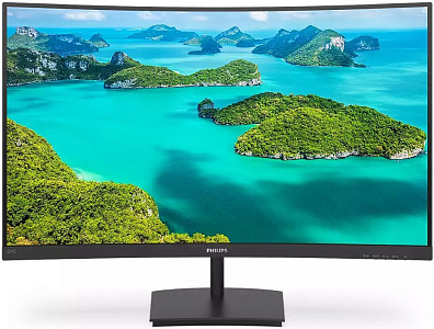 Монитор Philips 23.6" 241E1SC (00/01) черный VA LED 16:9 HDMI матовая 250cd 178гр/178гр 1920x1080 75Hz VGA FHD 3.54кг