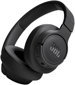 Гарнитура мониторные JBL Tune 720 BT 1.2м черный беспроводные bluetooth оголовье (JBLT720BTBLK)
