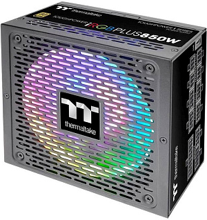Блок питания Thermaltake ATX 850W Toughpower iRGB Plus 80+ gold (20+4pin) APFC 140mm fan color LED 12xSATA Cab Manag RTL